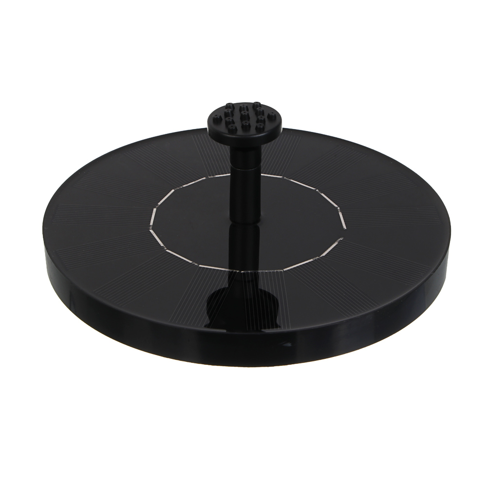 INBLOOM Фонтан на солнечной батарее d16cм 7V/1.4W, DC 7V/150MA, 160л/час, пластик, арт.№ 171-018