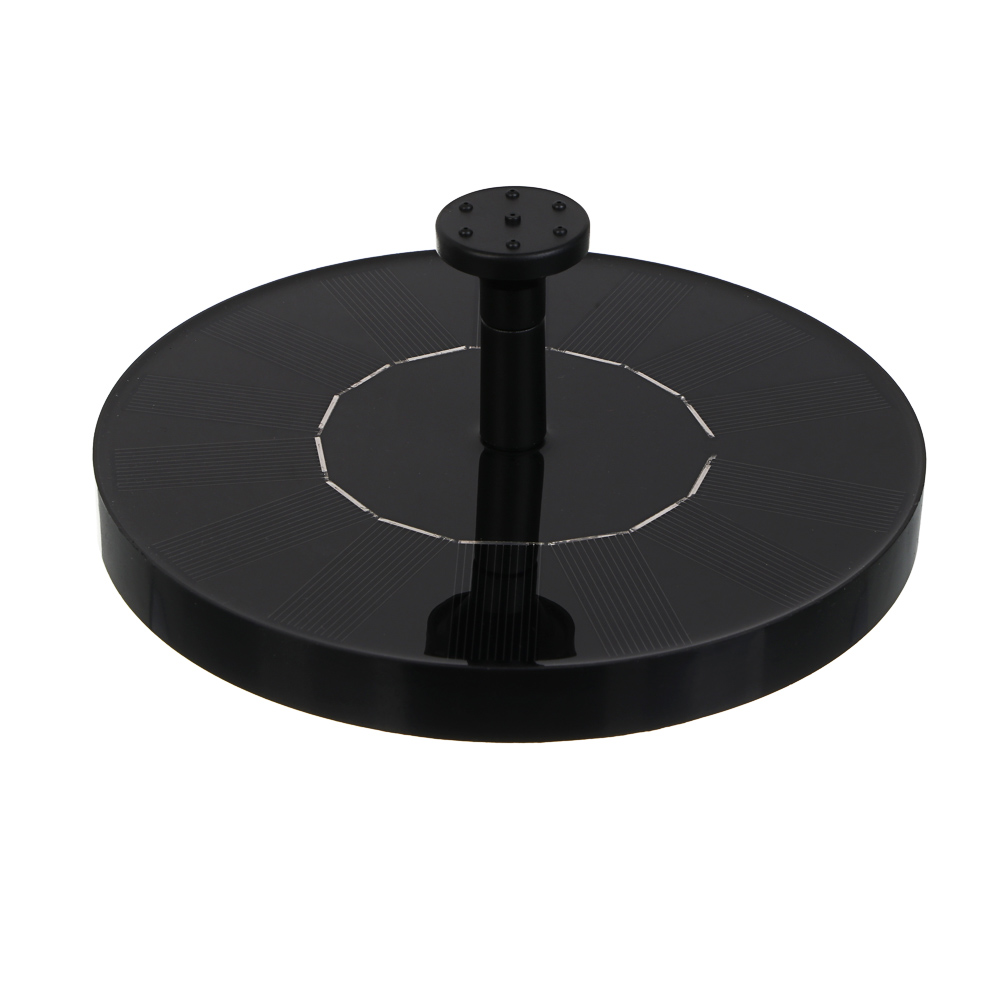 INBLOOM Фонтан на солнечной батарее d16cм 7V/1.4W, DC 7V/150MA, 160л/час, пластик, арт.№ 171-018