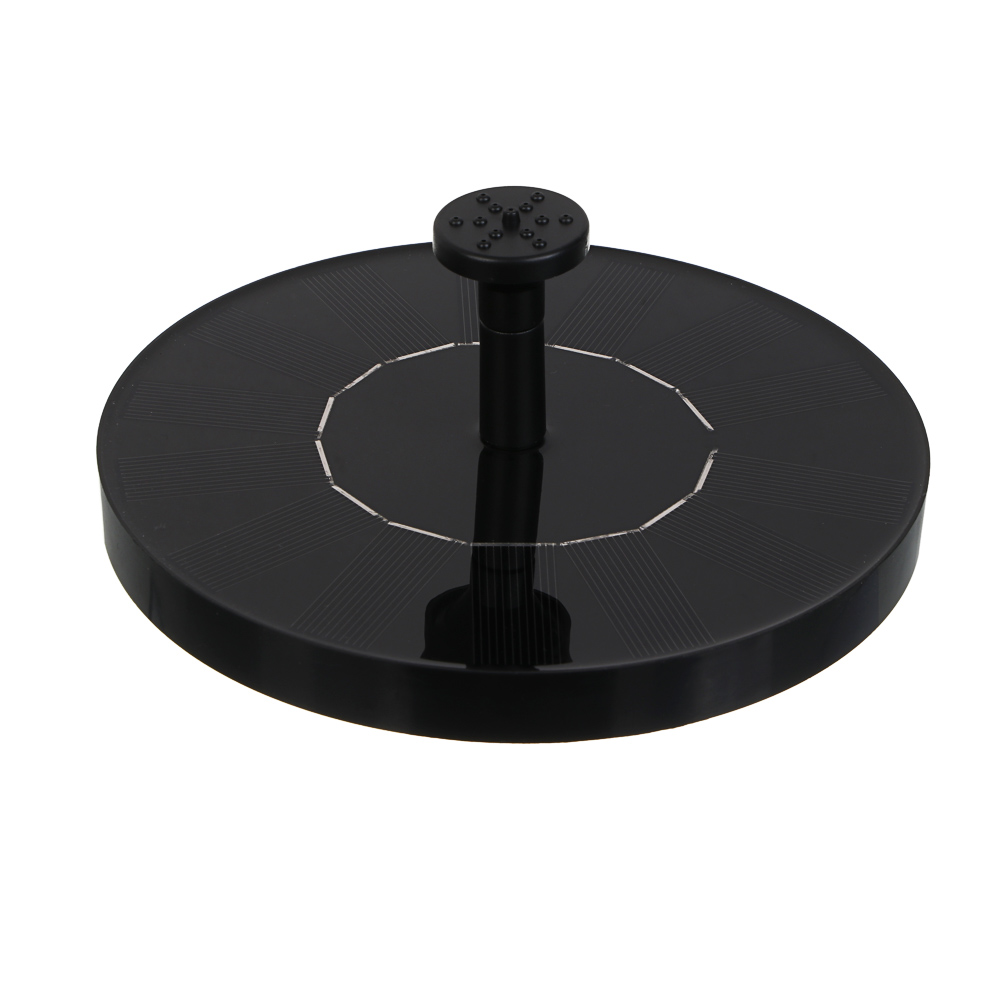 INBLOOM Фонтан на солнечной батарее d16cм 7V/1.4W, DC 7V/150MA, 160л/час, пластик, арт.№ 171-018