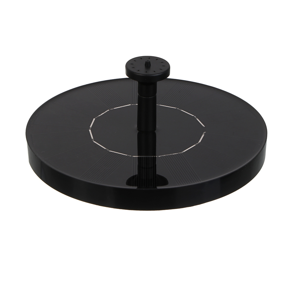 INBLOOM Фонтан на солнечной батарее d16cм 7V/1.4W, DC 7V/150MA, 160л/час, пластик, арт.№ 171-018