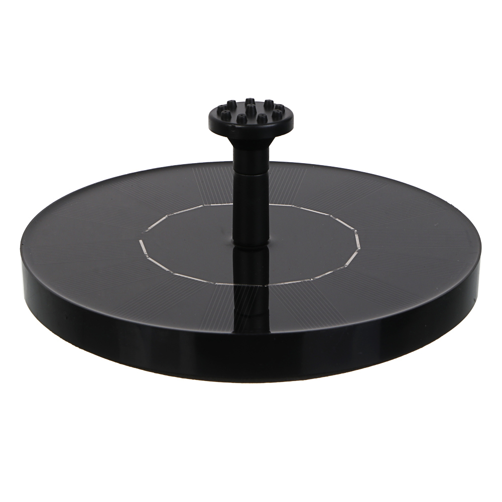 INBLOOM Фонтан на солнечной батарее d16cм 7V/1.4W, DC 7V/150MA, 160л/час, пластик, арт.№ 171-018