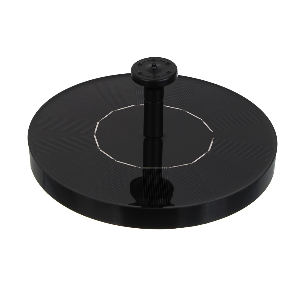 INBLOOM Фонтан на солнечной батарее d16cм 7V/1.4W, DC 7V/150MA, 160л/час, пластик, арт.№ 171-018