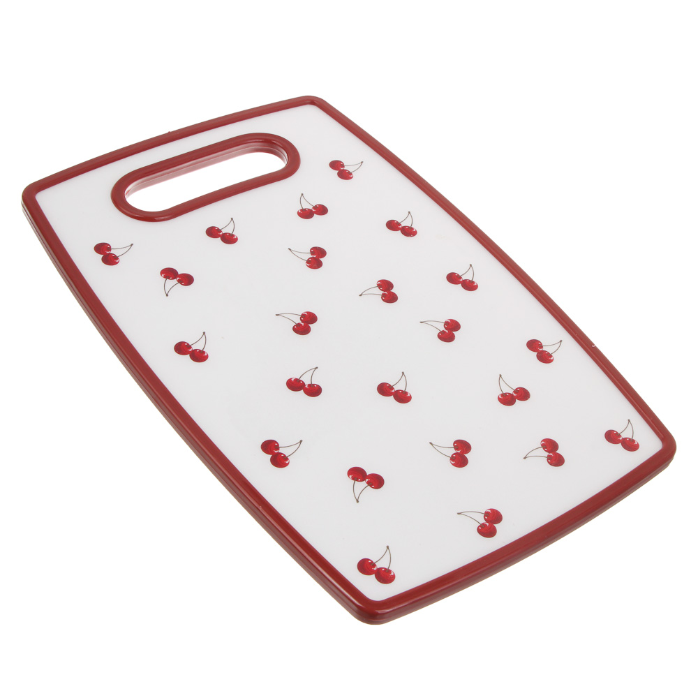 Доска разделочная тм Vetta Черри, 20x30x1,2см, полипропилен, 2 дизайна, арт.№ 852-165