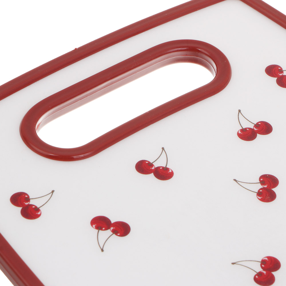 Доска разделочная тм Vetta Черри, 20x30x1,2см, полипропилен, 2 дизайна, арт.№ 852-165