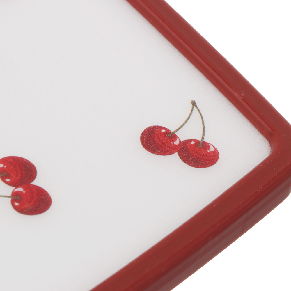 Доска разделочная тм Vetta Черри, 20x30x1,2см, полипропилен, 2 дизайна, арт.№ 852-165