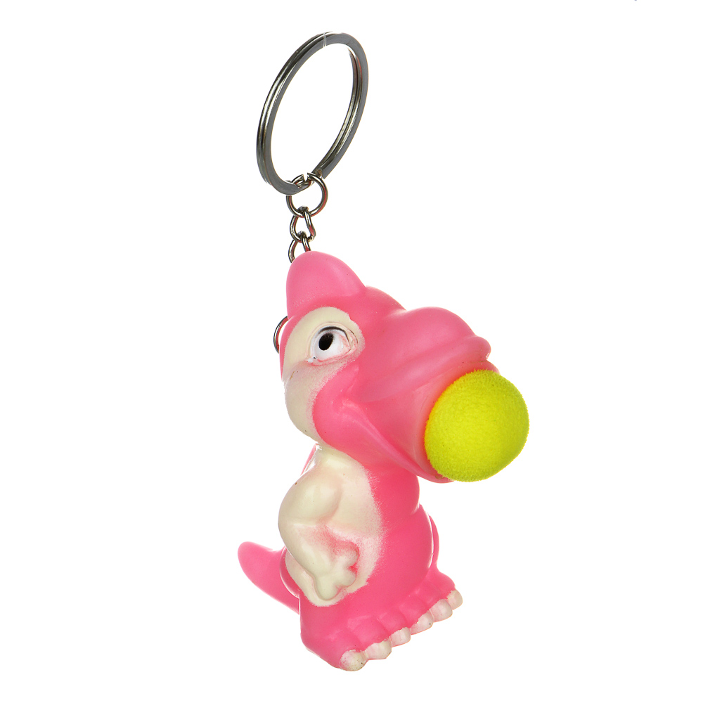 ИГРОЛЕНД Мини-поппер "Веселые динозаврики", 2 шарика, PVC, EVA, 5,5х7,5х4см, 4 дизайна, арт.№ 274-207