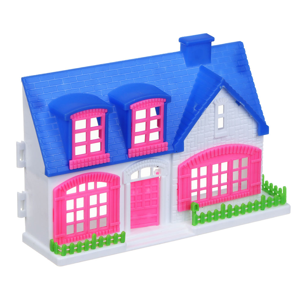 ИГРОЛЕНД Домик с мебелью, PP, 19х4х24,9 см, 2 дизайна, арт.№ 278-116