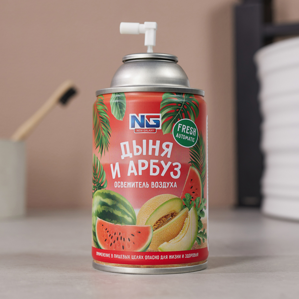 NEW GALAXY Освежитель воздуха Автоматик Fresh 230мл, дыня и арбуз, арт.№ 778-125