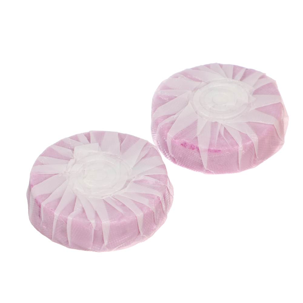 NEW GALAXY Освежитель таблетка для сливного бачка унитаза, 2шт x 30 г, бабл гам, лаванда, арт.№ 778-154