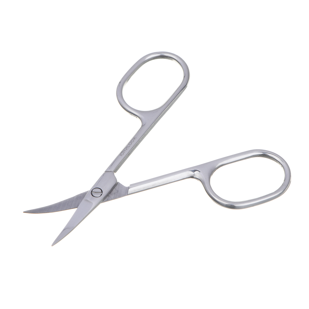 ЮНИLOOK Ножницы маникюрные "ULTRA", загнутые, 9,5 см, сталь, #1, арт.№ 305-448