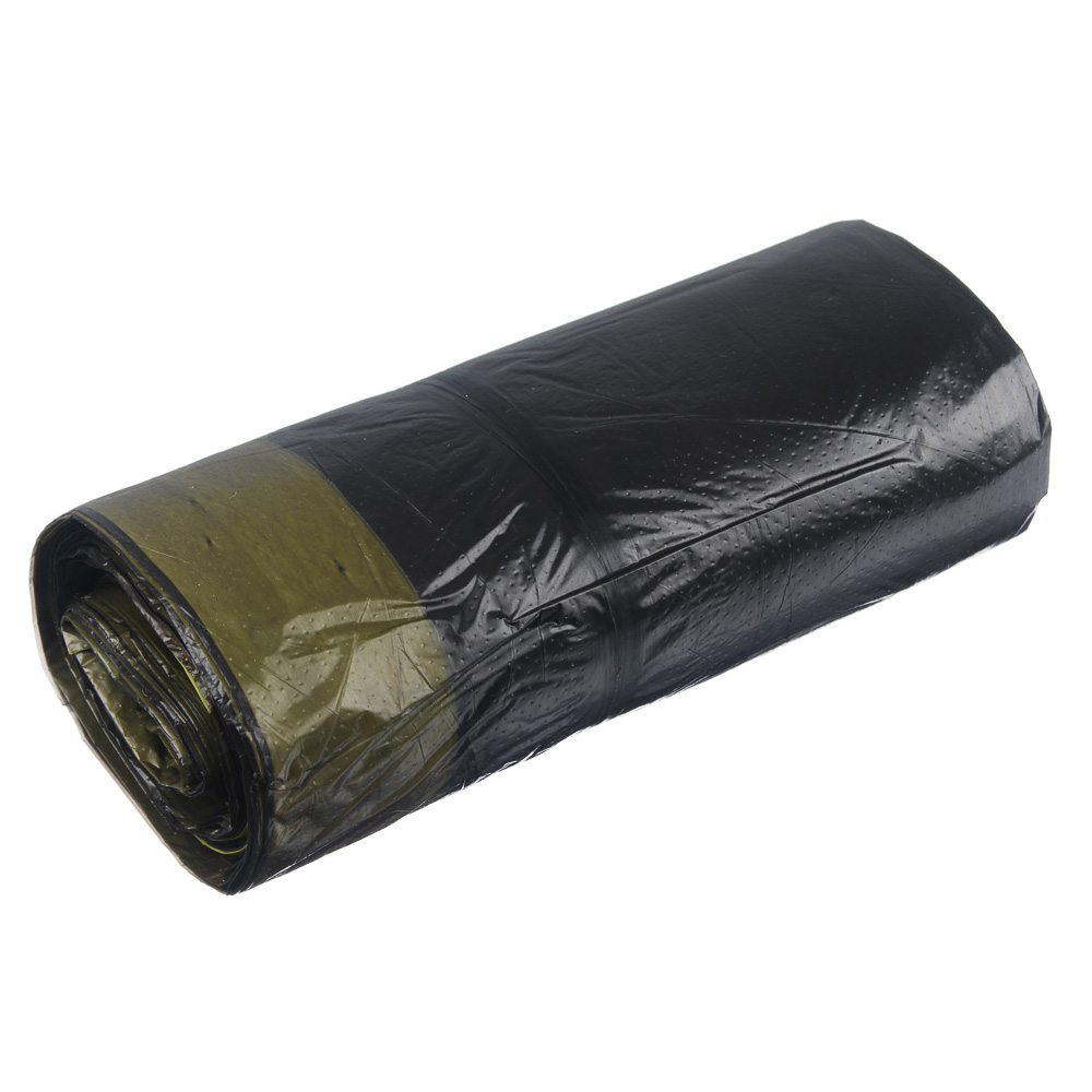 GRIFON Мешки для мусора БИО 35 л., 10 шт. с завязками, стандарт особо прочные, рулон, арт.№ 449-050