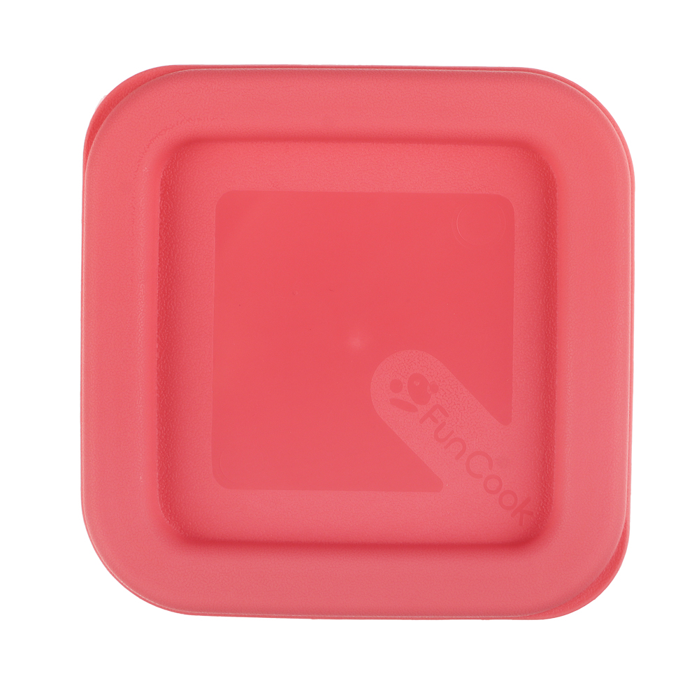 Набор контейнеров пищевых квадратных, 3шт, 0,15л, пластик, 3 цвета, арт.№ 861-546