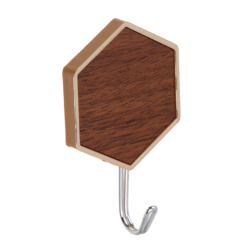 VETTA Крючки самоклеящиеся, "Дерево", 2 шт, пластик, металл, арт.№ 440-375