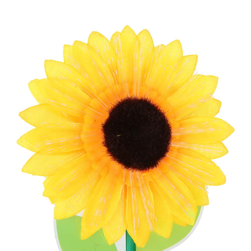 INBLOOM Фигурка на стержне Подсолнух, 1LED, 1 реж., 14х30х3см, PS, PMMA, PVC, PP, 3xLR44, арт.№ 153-180
