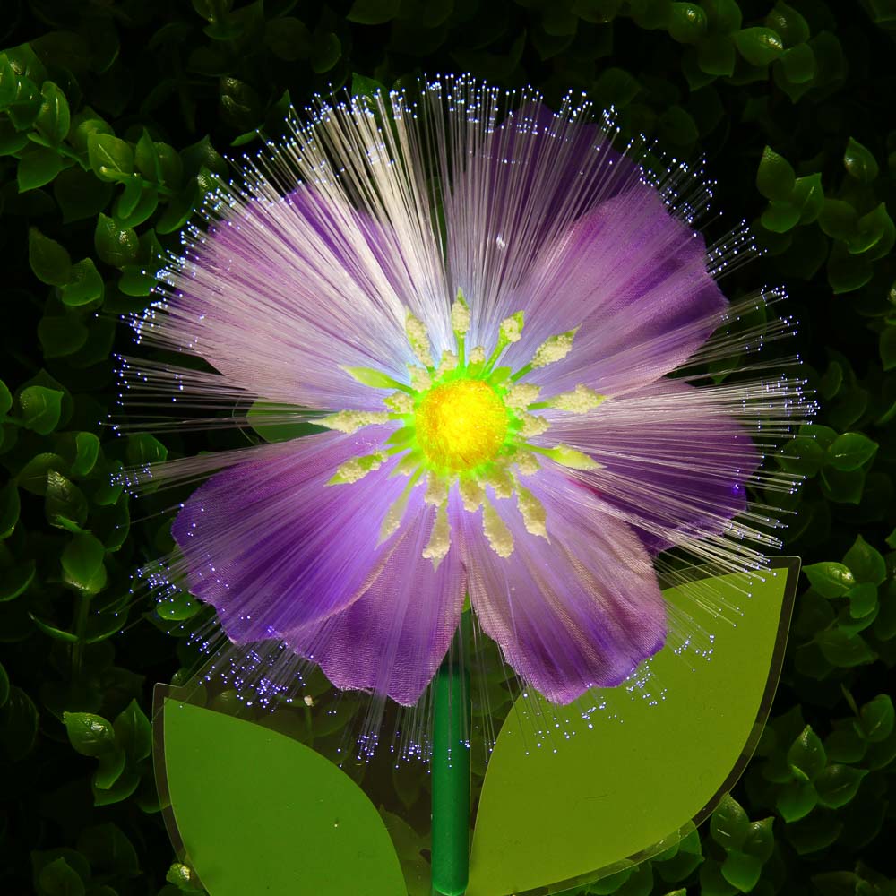 INBLOOM Фигурка на стержне Космея, 1LED, 1 реж., 11х28х3см, PS, PMMA, PVC, PP, 3xLR44, арт.№ 153-181