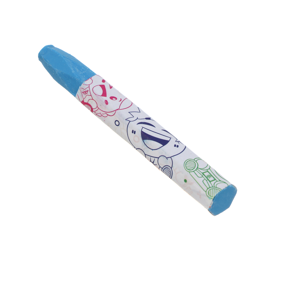 Восковые карандаши "Пастель масляная", BY Русские Супергерои "Яркий День" 12 цветов, в карт. Коробке, арт.№ 801-114