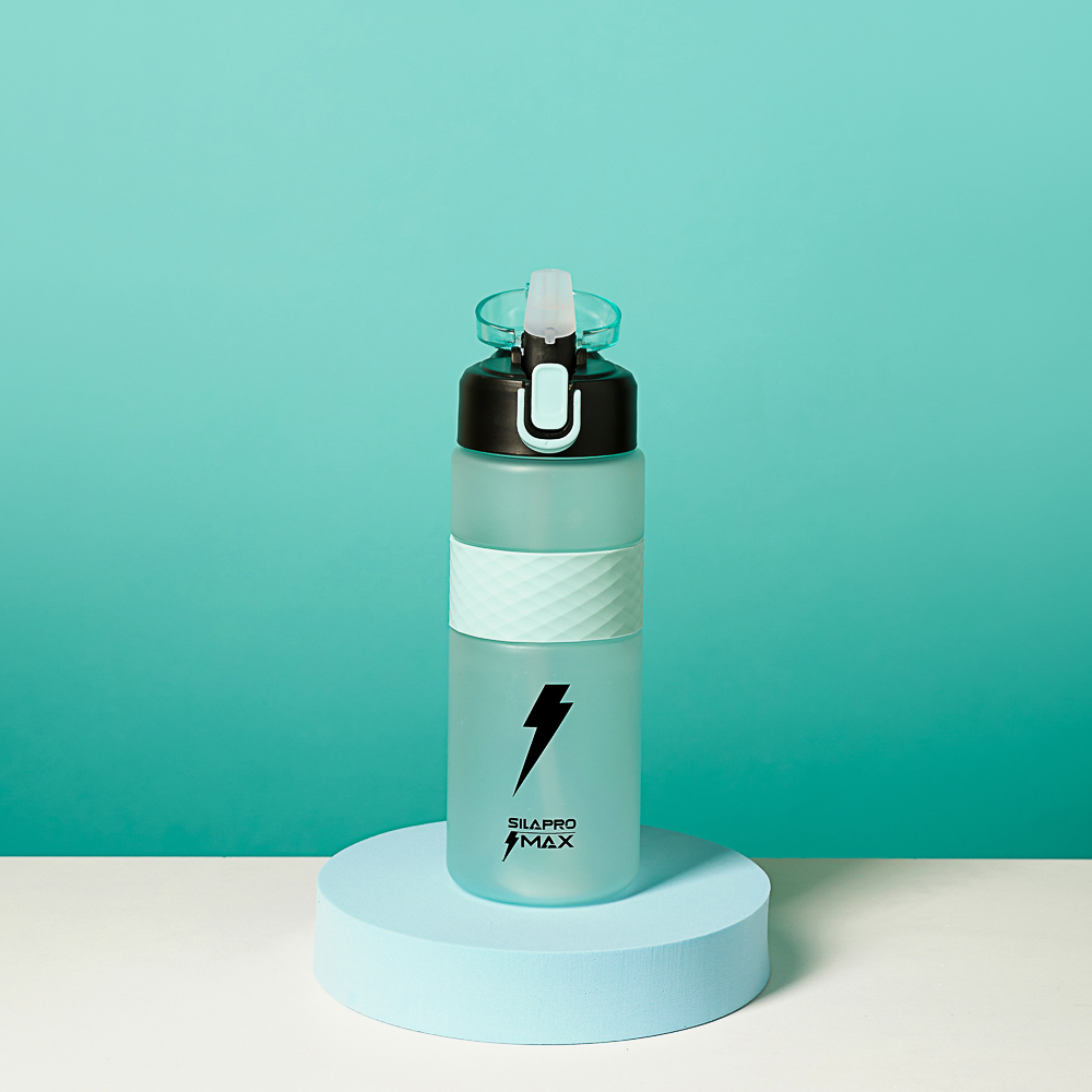 SILAPRO MAX Бутылка спортивная с замком, EGGSHELL BLUE, 700мл, PC, арт.№ 088-034