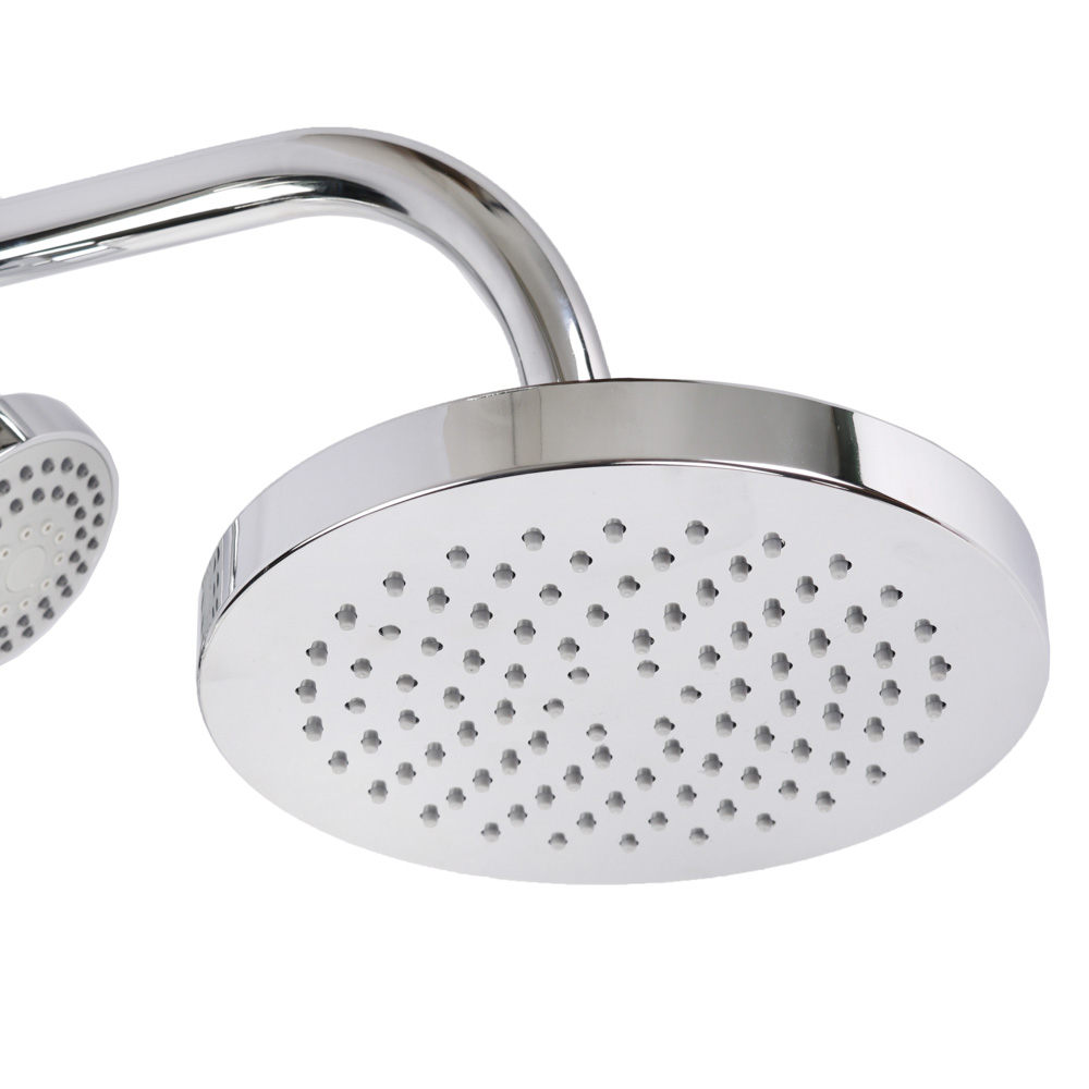 RAIN Душевая система, верхний душ 1 реж d=200мм, ручной душ 5 реж d=100мм, хром, арт.№ 546-051