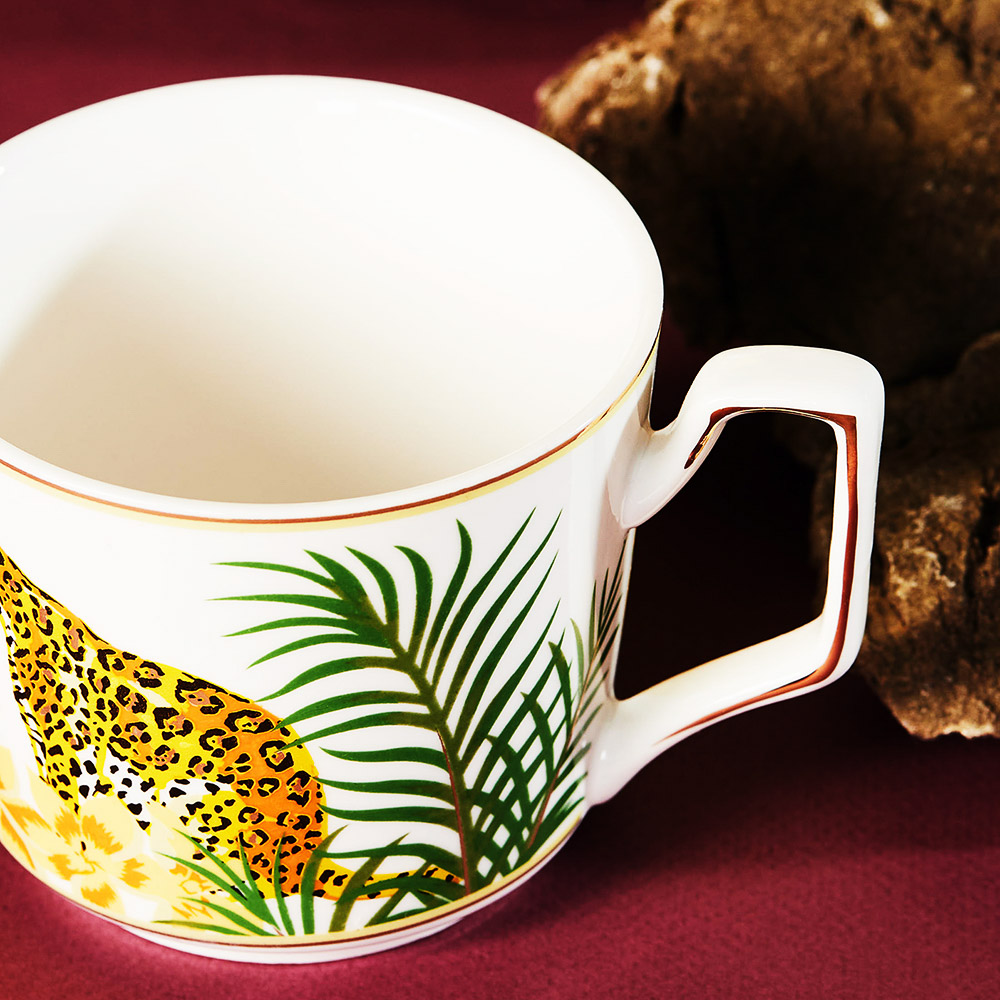 MILLIMI Тропики Набор чайный 12 пр., 260мл, 15см, костяной фарфор, арт.№ 802-141