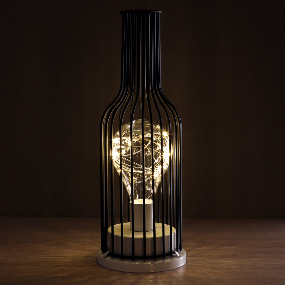 Светильник LED в стиле лофт, 11х11х30см, AAAх3, металл, арт.№ 695-061