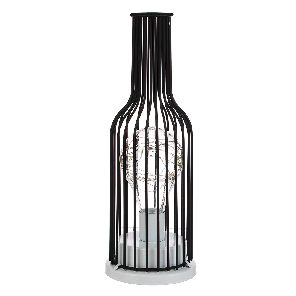 Светильник LED в стиле лофт, 11х11х30см, AAAх3, металл, арт.№ 695-061