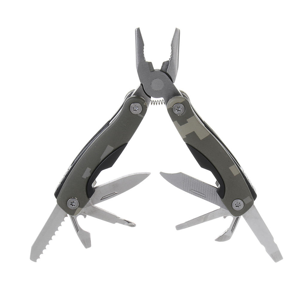 Мультитул многофункциональный тм BY Русские Супергерои, 15 функций, нержавеющая сталь, 9,9 см, арт.№ 070-052