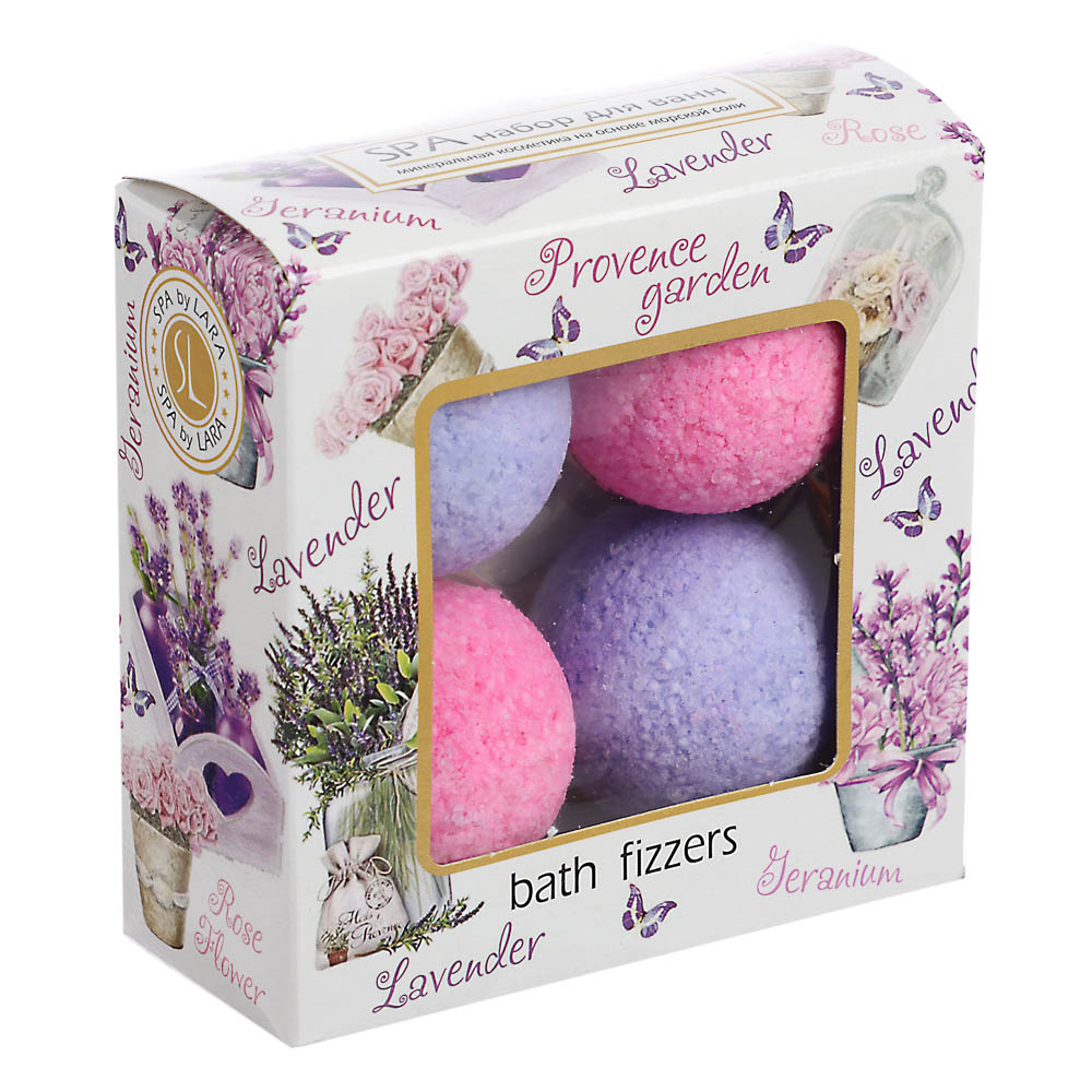 Соль для ванн Прованский сад шипучая ароматизированная, 40гх4шт, арт.№ 953-084