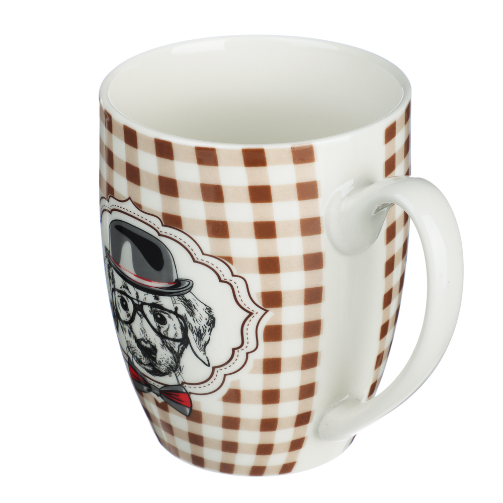 MILLIMI Кружка Собачки, 350мл, фарфор, 4 дизайна, арт.№ 806-349