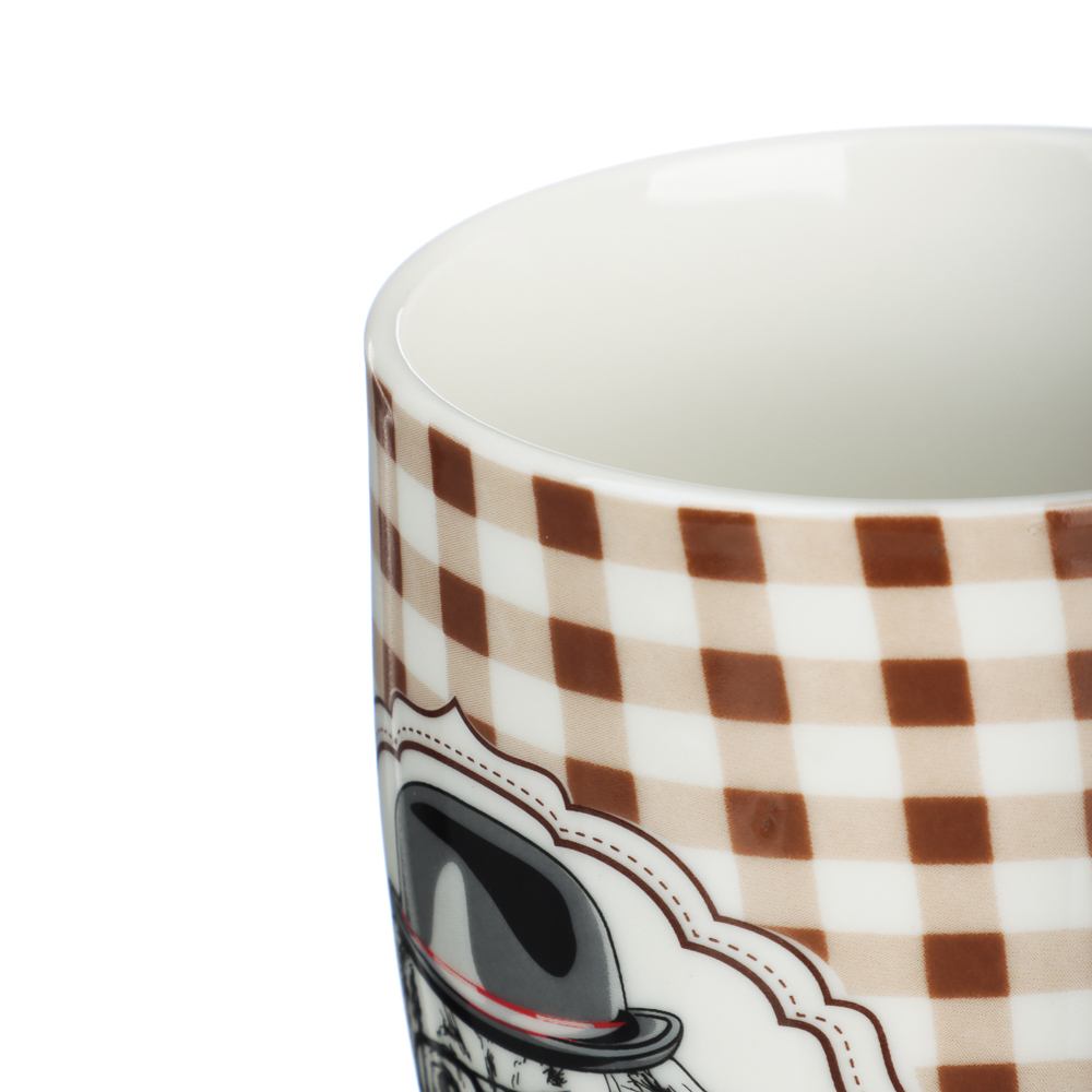 MILLIMI Кружка Собачки, 350мл, фарфор, 4 дизайна, арт.№ 806-349