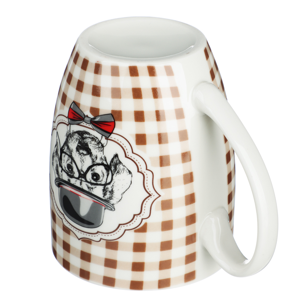 MILLIMI Кружка Собачки, 350мл, фарфор, 4 дизайна, арт.№ 806-349