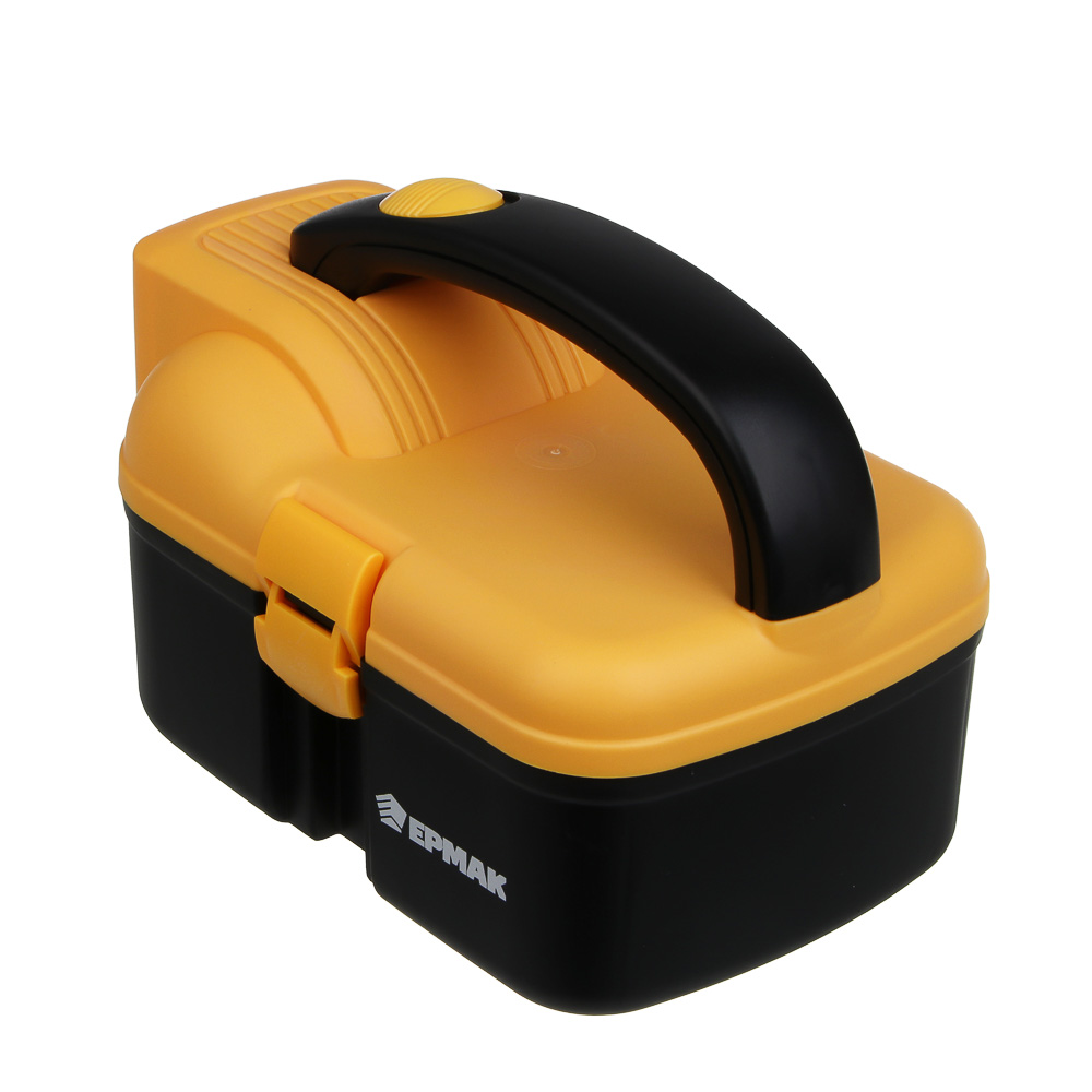 Ящик для хранения осветительный тм ЕРМАК, 19х12х12.5 см, пластик, 1 LED, 4хАА, арт.№ 225-006