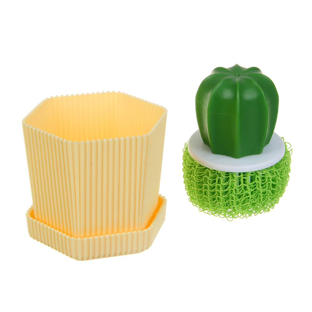 VETTA Щетка-кактус, полипропилен, пластик 8,5х10 см, арт.№ 445-037