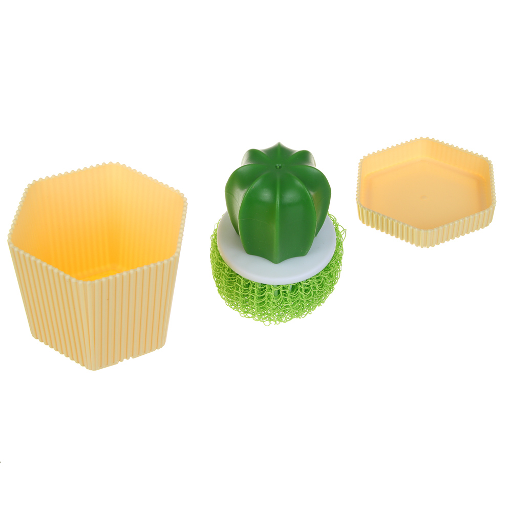 VETTA Щетка-кактус, полипропилен, пластик 8,5х10 см, арт.№ 445-037