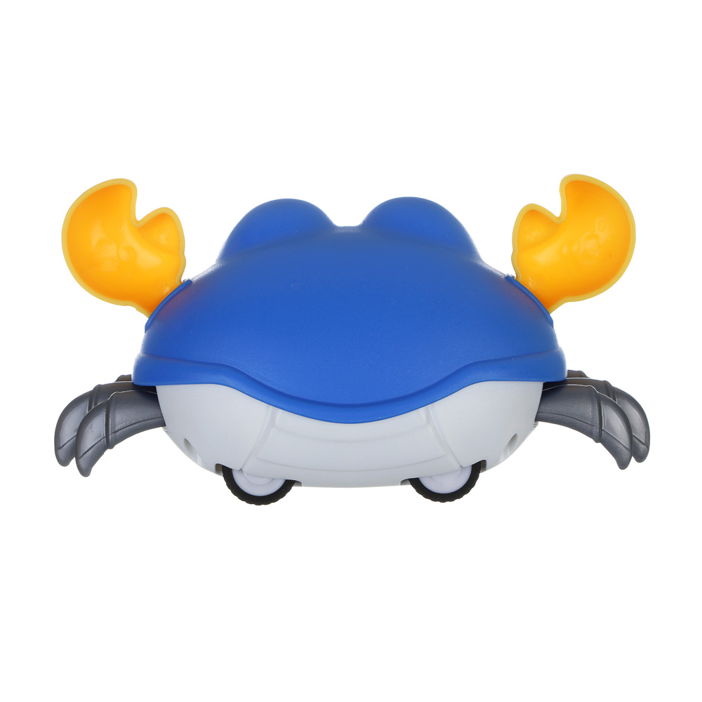 ИГРОЛЕНД Игрушка для малышей "Крабик-весельчак", ABS, 12,6х6,6х6,4см, арт.№ 274-284
