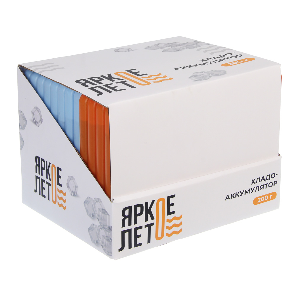 Хладоаккумулятор тм ЯРКОЕ ЛЕТО, 200г, пластик, арт.№ 118-091