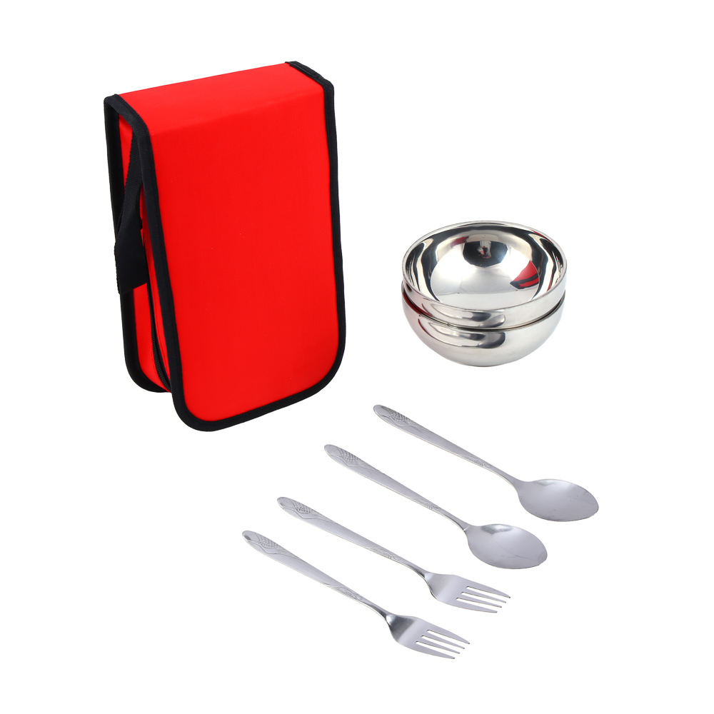 РУССО ТУРИСТО Набор для пикника на 2 персоны, в чехле, арт.№ 123-049