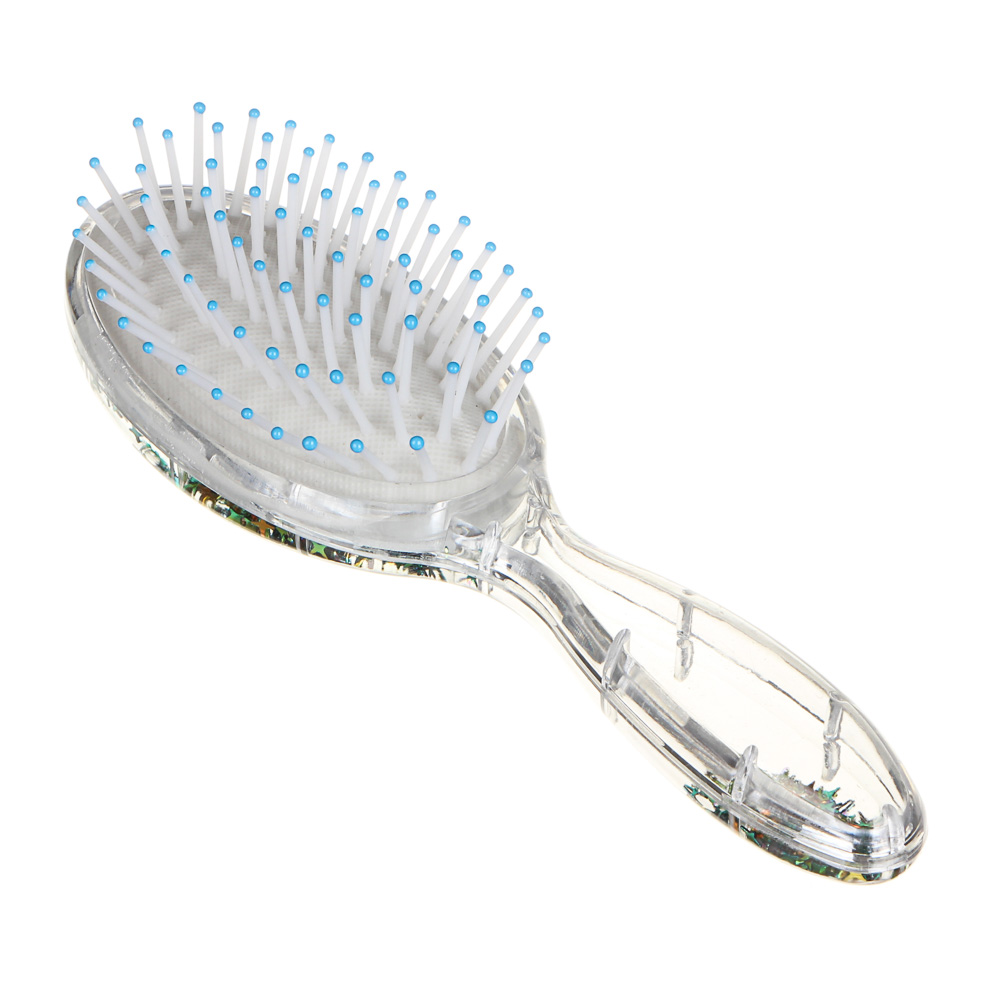 ЮНИLOOK Расческа массажная Мини, пластик, 18х5см, 4 дизайна, арт.№ 319-151