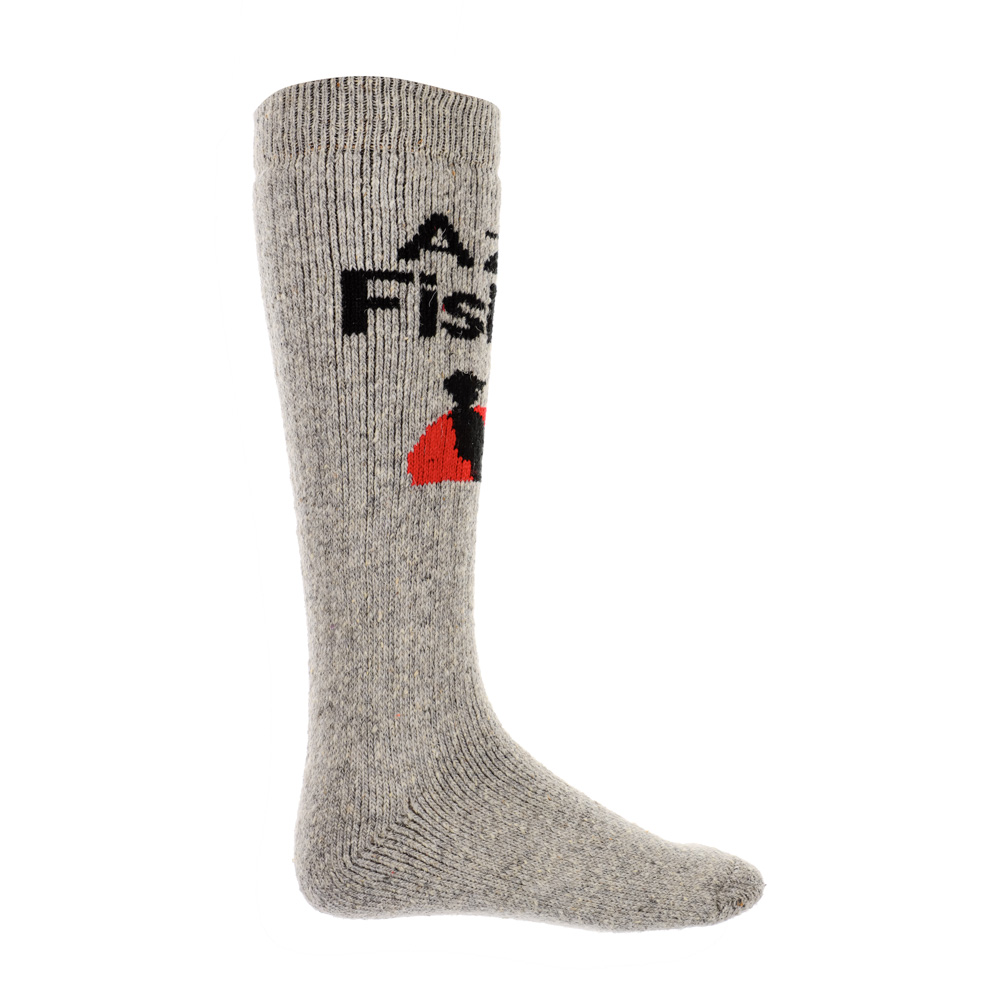 AZOR FISHING Гольфы рыбацкие, шерсть 100%, (41-43, Серый), арт.№ 127-028