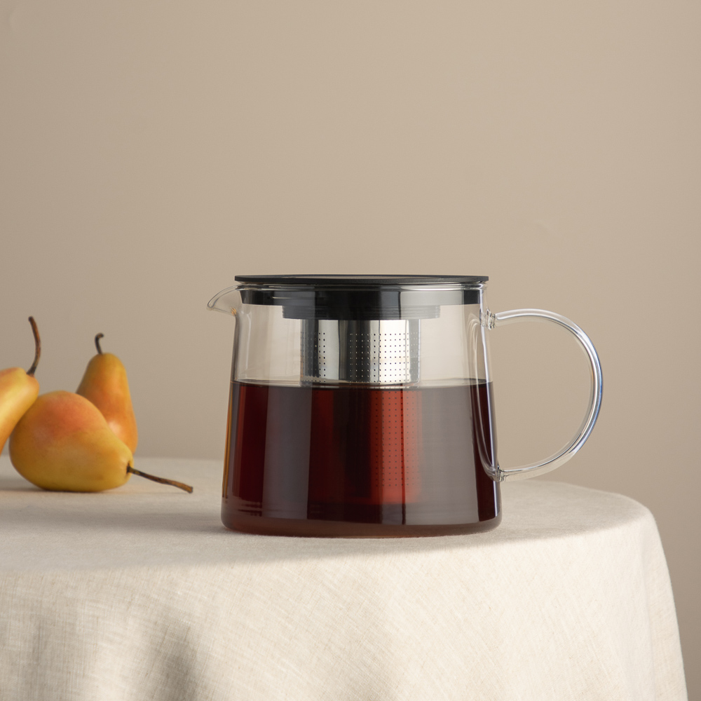 Чайник заварочный тм SATOSHI Цейлон 1,5л, жаропрочное стекло, арт.№ 850-173