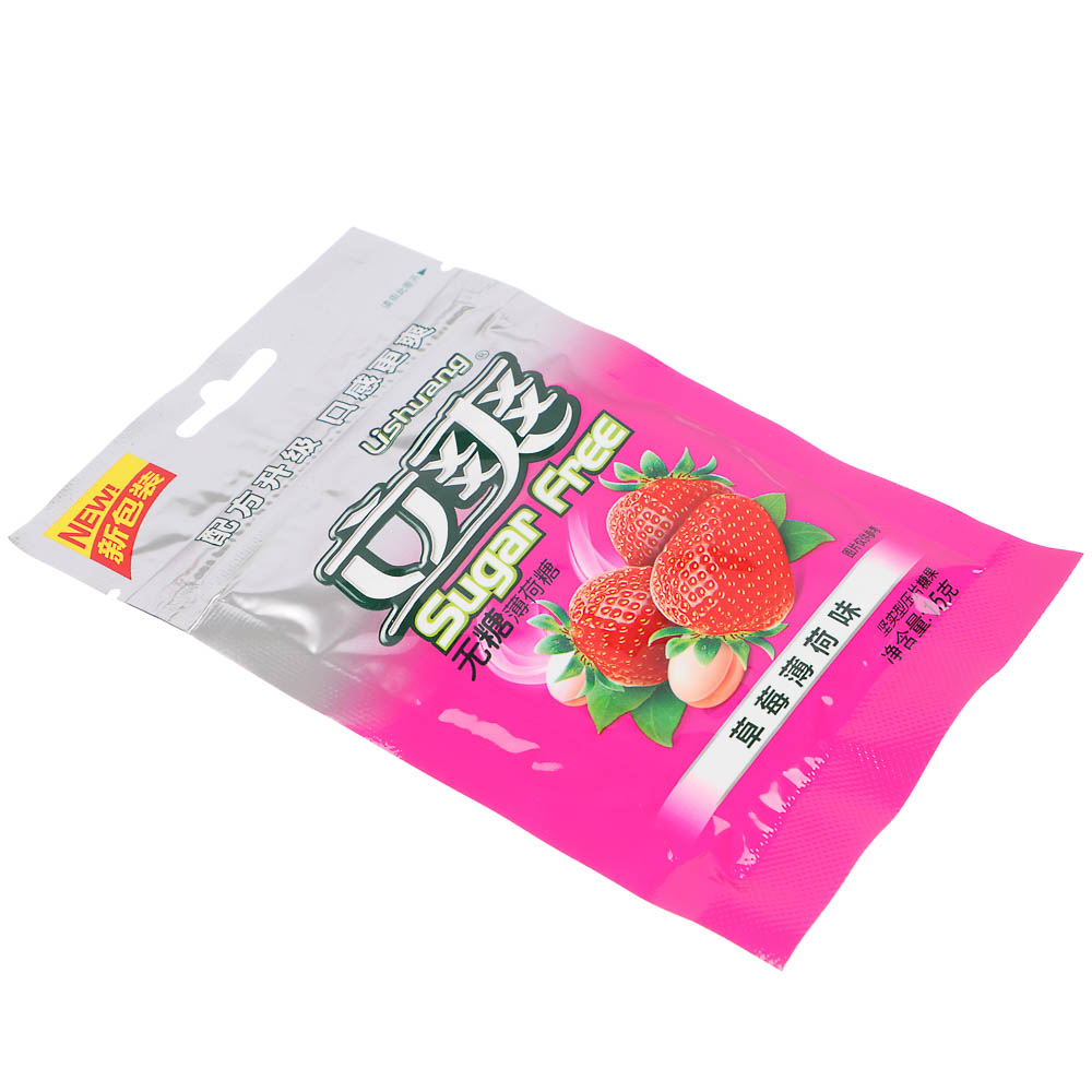 Драже холодок без сахара клубника 15гр, арт.№ 347-447