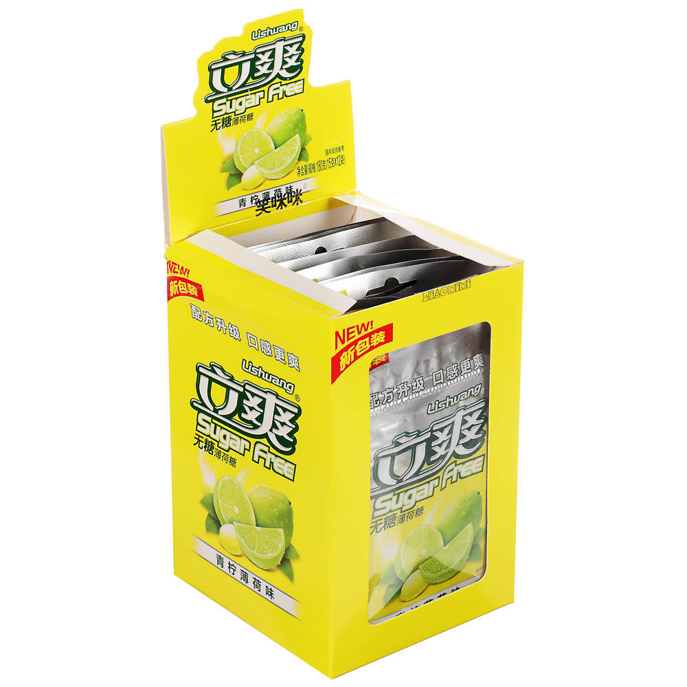 Драже холодок без сахара лайм 15гр, арт.№ 347-449