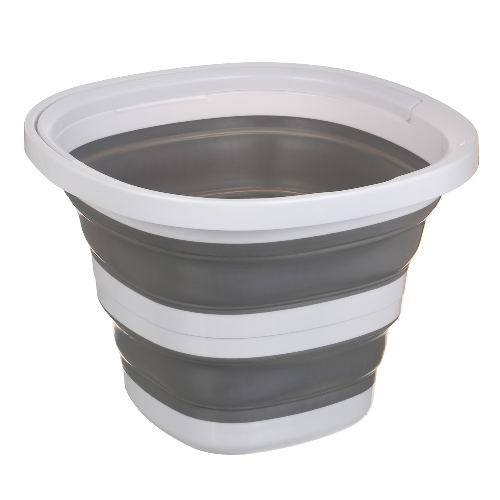 Ведро складное тм VETTA, 10 л, полипропилен, тпр, арт.№ 407-068