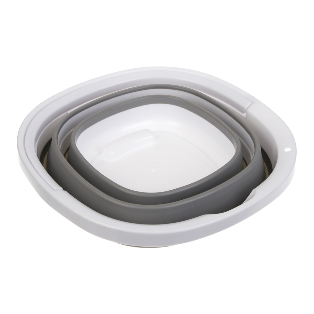 Ведро складное тм VETTA, 10 л, полипропилен, тпр, арт.№ 407-068