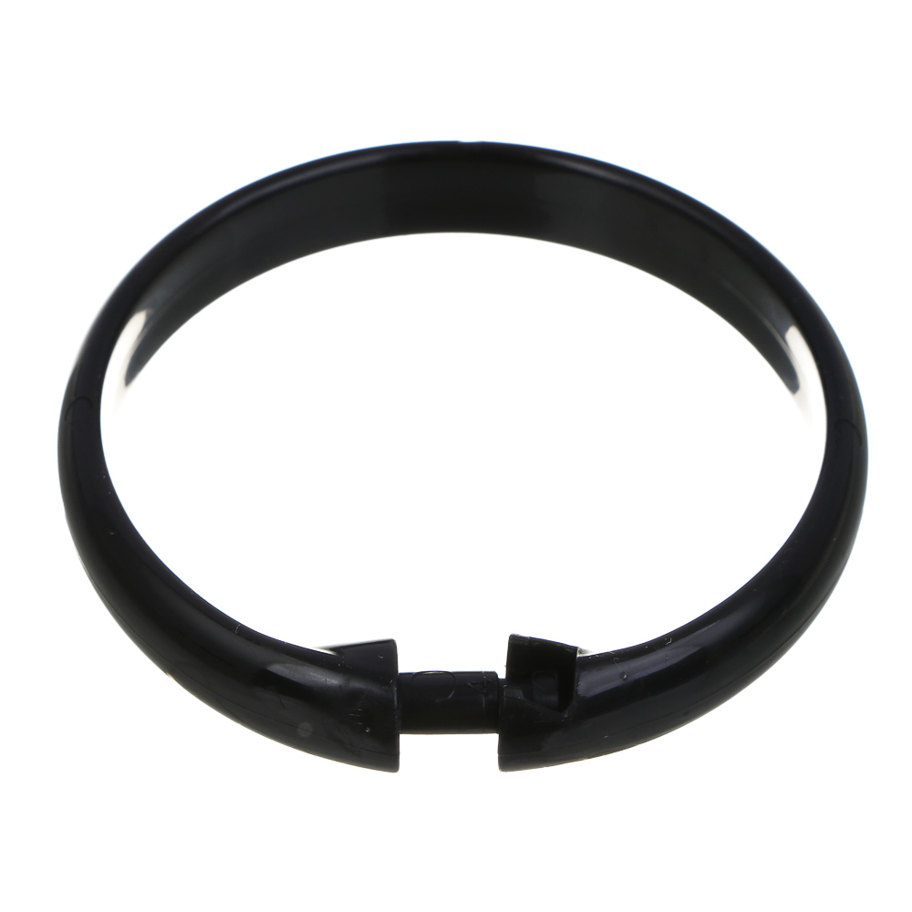 Кольца для шторы в ванную тм VETTA, 12шт, d 4,5 см, пластик, цвет черный, арт.№ 463-473