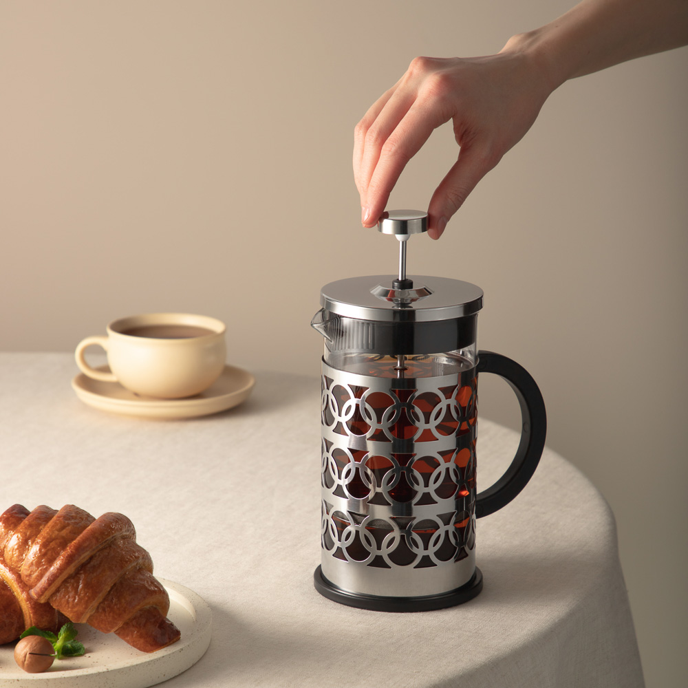 SATOSHI Луар Френч-пресс 1,0л, жаропрочное стекло, арт.№ 850-244