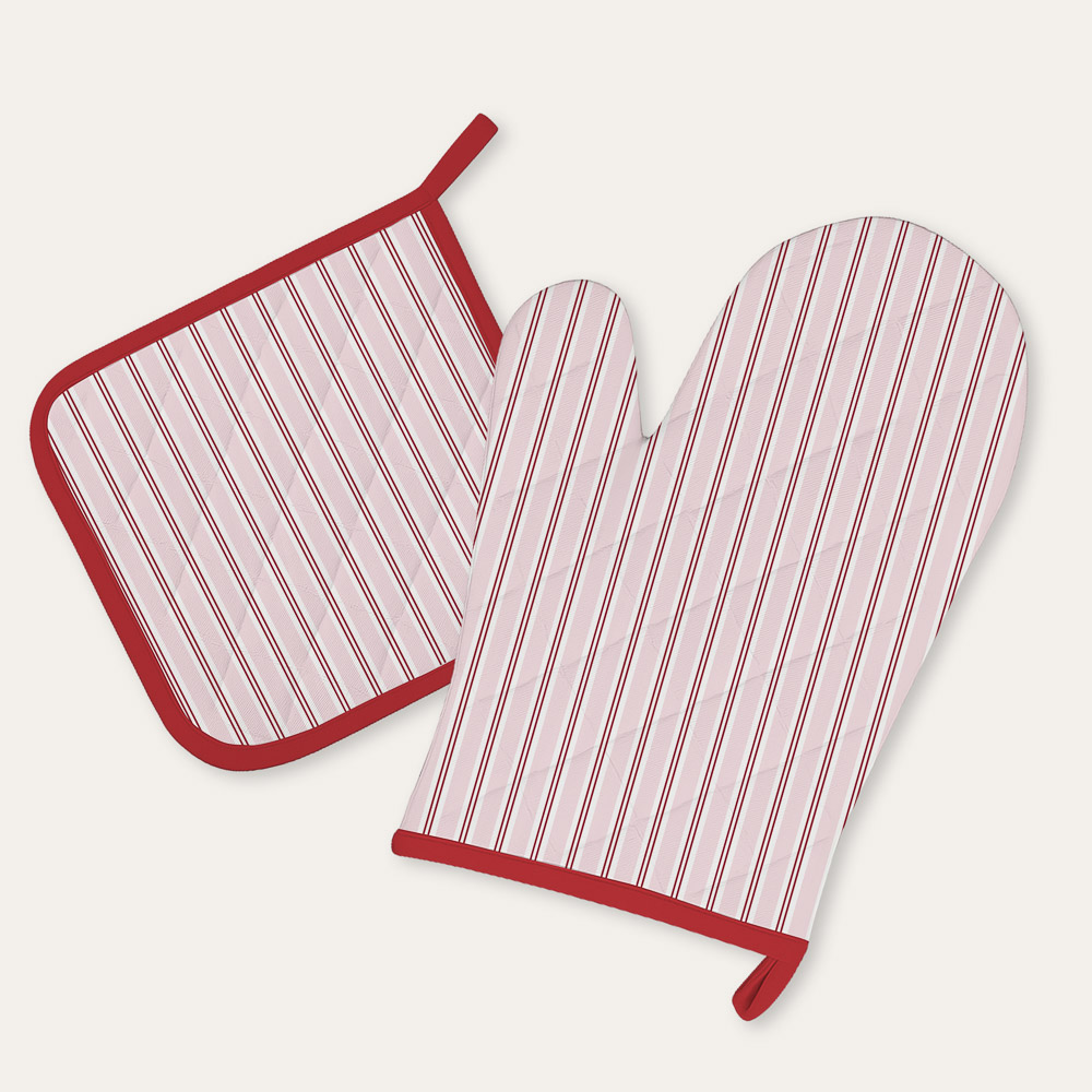 Прихватка-варежка тм PROVANCE Черри 18х28см, 100% хлопок, 2 дизайна, арт.№ 493-170