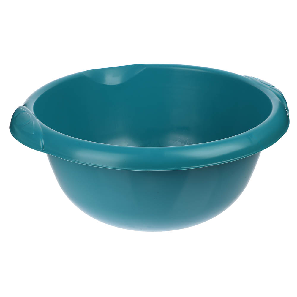 Таз пластмассовый круглый 12л, 10 цветов, арт.№ 444-064