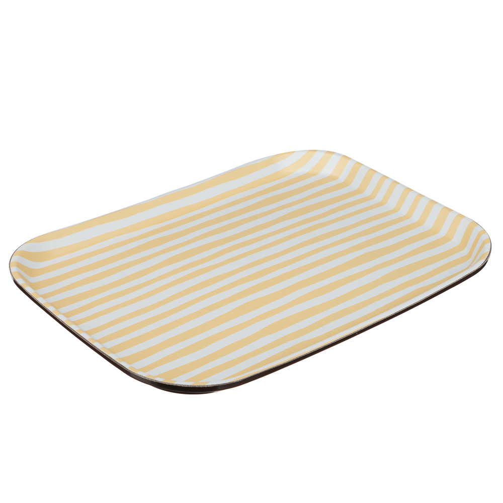 Поднос прямоугольный с антискользящим покрытием тм Vetta Орра, 35х25см, 2 дизайна, арт.№ 862-457