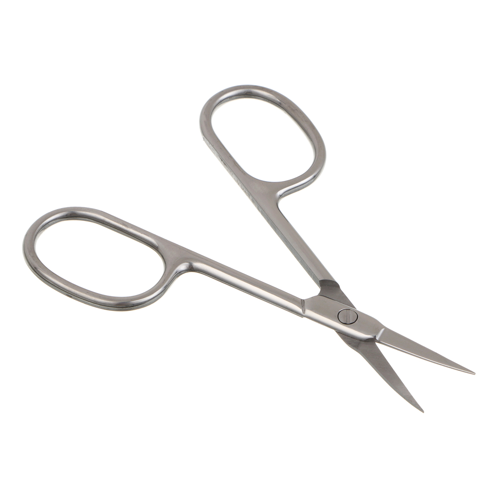 Ножницы маникюрные для кутикулы тм ЮНИLOOK "ULTRA", загнутые, 9,5 см, арт.№ 305-470