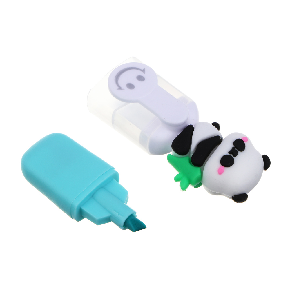 Маркер-выделитель, колпачок в форме панды, 6 цветов, арт.№ 613-113